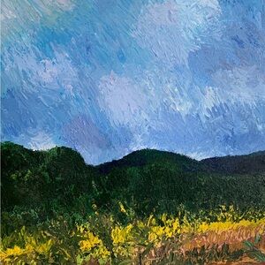 Vibrant Landscape Art Original